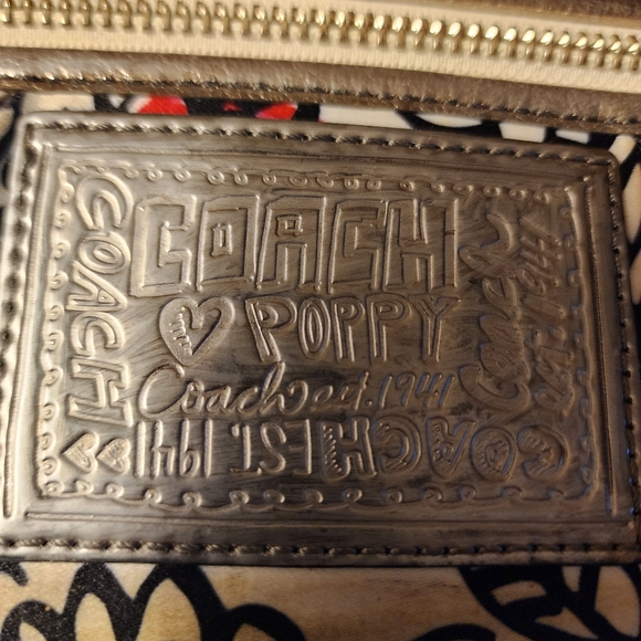 Coach Poppy Graffiti Floral Wristlet Wallet - Picture 9 of 15